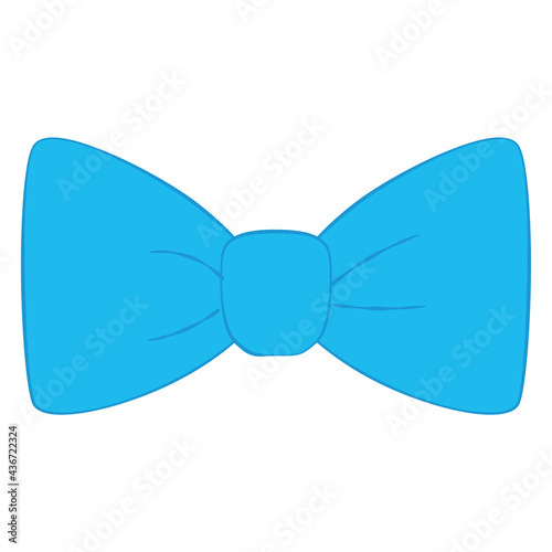 Isolated hipster trendy bowtie sketch