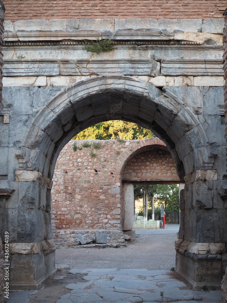 The Gate of Lefke and its water way Ancient Nicaea City Wall in period of Greek, Rome and Byzantium