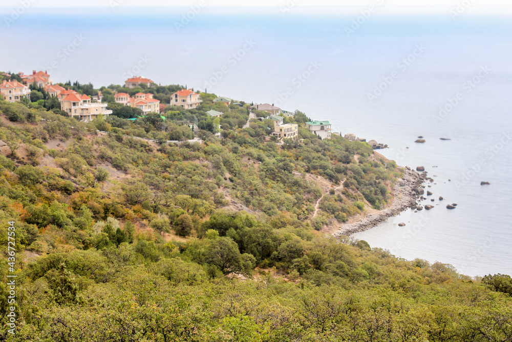 Village on the Black Sea coast.