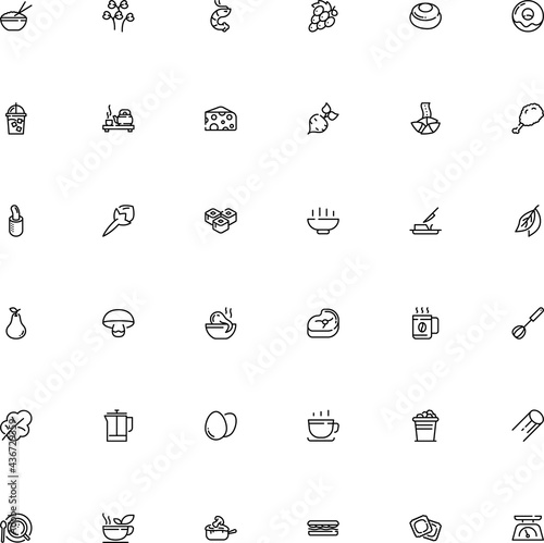 icon vector icon set such as: flower, water, device, shop, cannelloni, top, ocean, abstract, leafy, stainless, cookie, vine, party, cooked, fridge, beef, carbohydrate, salmon, barbecue, lottery