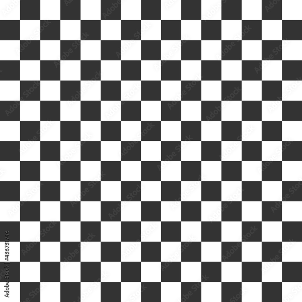 Vector Illustration Of Black And Gray Checkered Background That