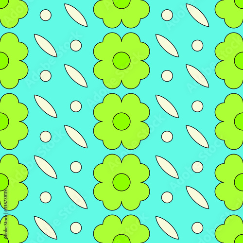 seamless pattern with leaves