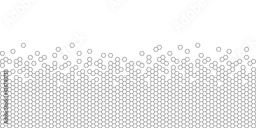 Obraz na płótnie ARRIÈRE-PLAN D'HEXAGONES modifiables w salonie