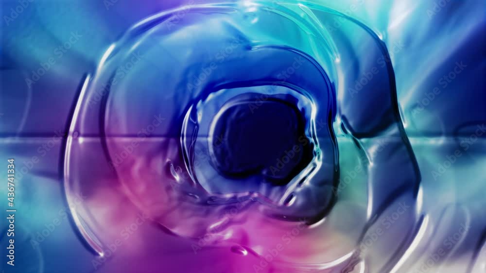 Abstract shapes plasma concept animation loop