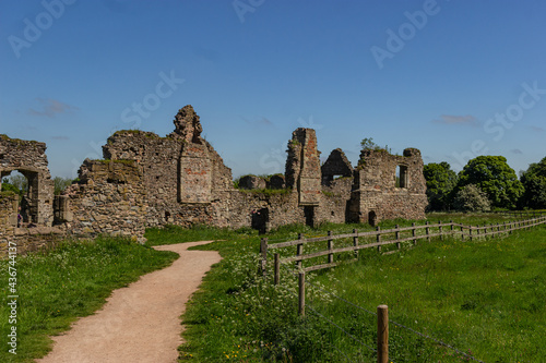 The ruins of Grace Dieu Priory