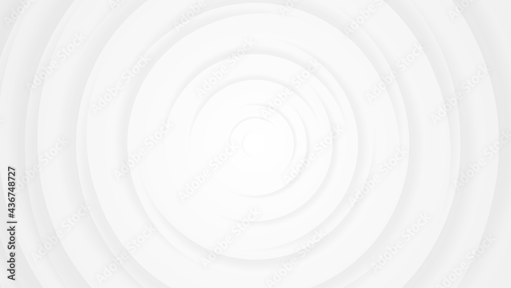 White gray circles abstract background.3D illustration with paper cut style. White gray circles abstract background.3D illustration with paper cut style.