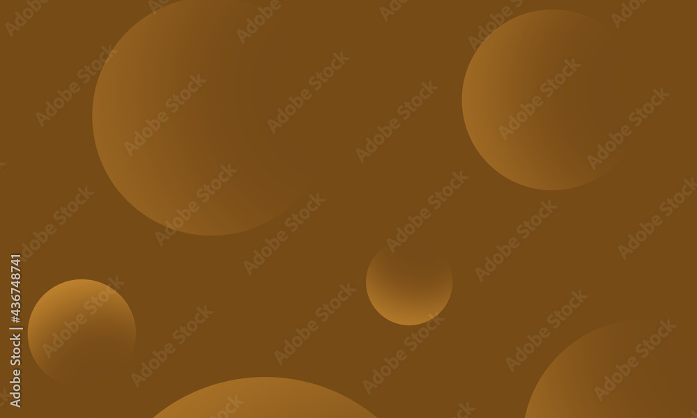 Gold circles gradient on brown abstract background. Modern graphic design element. Gold circles gradient on brown abstract background. Modern graphic design element.