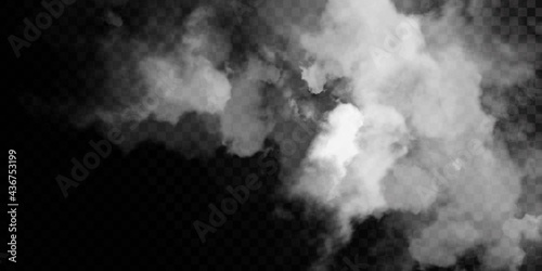 Vector realistic isolated Smoke effect for decoration and covering on the transparent background.