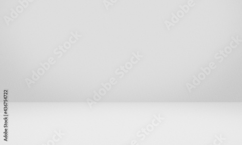Abstract empty white gray color texture cement wall studio background.