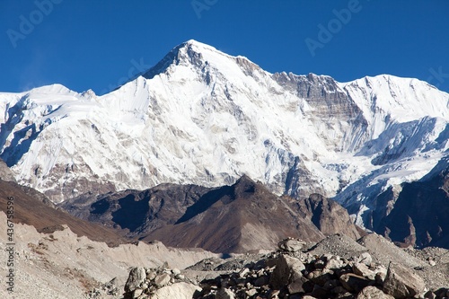 Mount Cho Oyu Ngozumba glacier Nepal Himalaya mountain photo