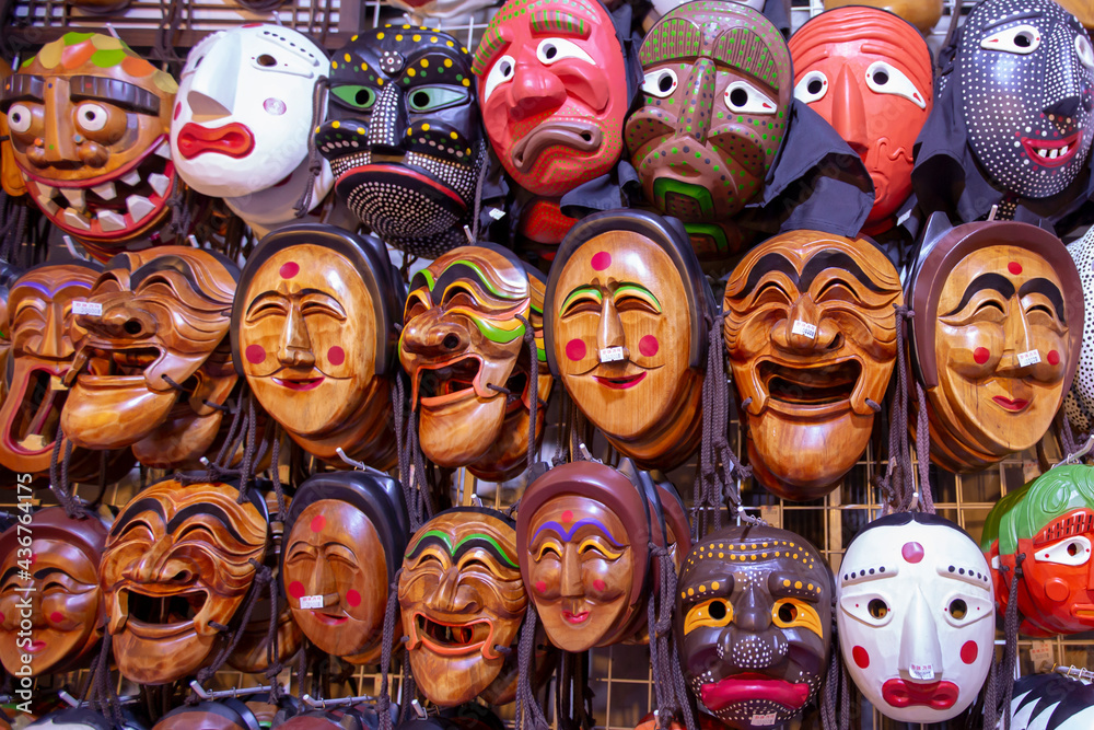 Korean mask .Tal and Talchum, Korean mask .Tal and Talchum,