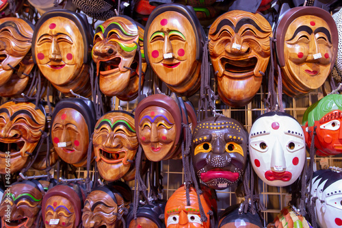 Korean mask .Tal and Talchum, 