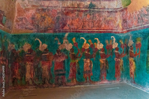 Billede på lærred Bonampak Chiapas Mexico