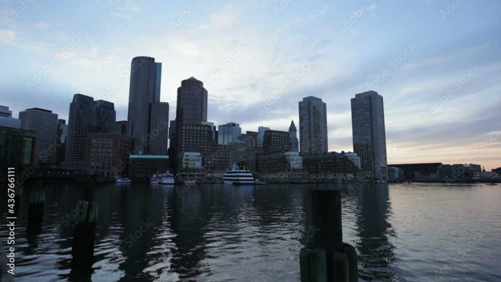 Boston skyline from fan pier Boston skyline from fan pier