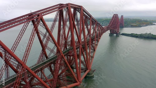 The Forth Railway Bridge in Edinburgh Scotland