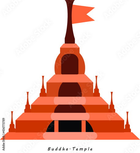 Ancient Buddha Temple Template