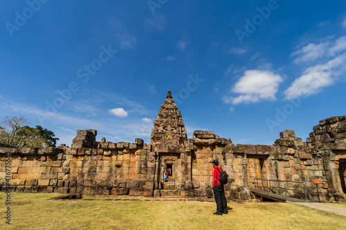 Prasat Khao Phanom Rung is a castle stone laterite, Buriram Province, Thailand. © Sun Image