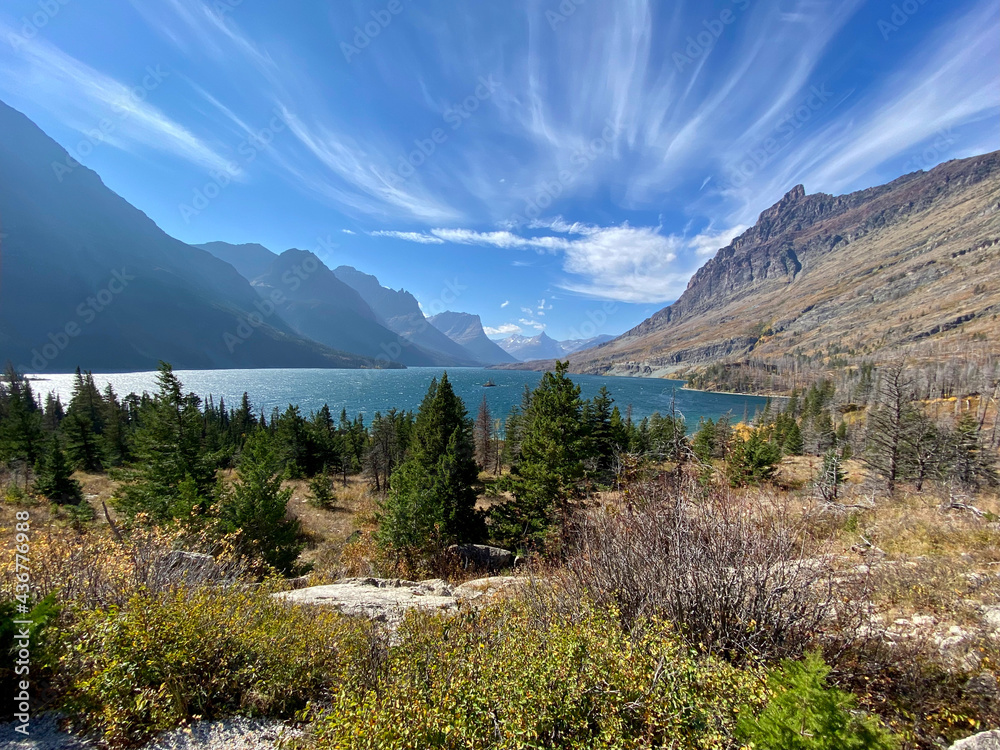 Streams, Lakes and Mountains of Glacier National Park