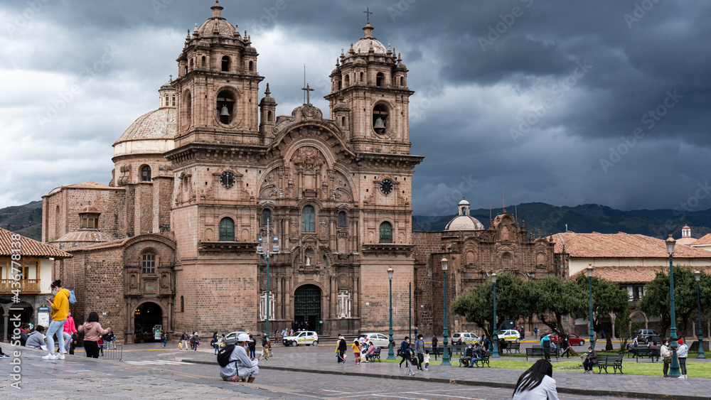 Cathedral in the main square of Cusco.