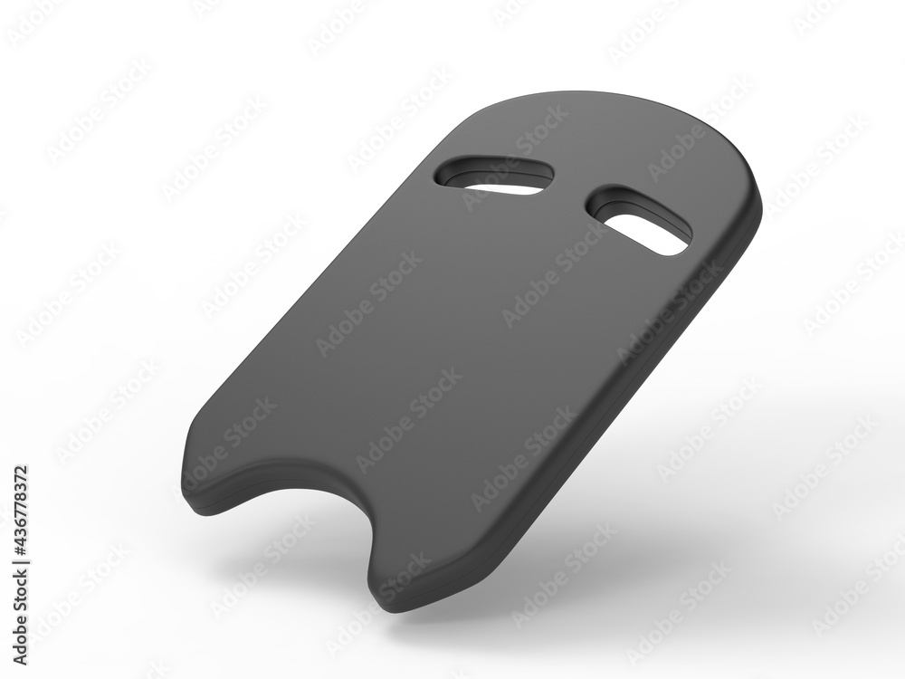 Blank Kickboard Swimming Training Template, 3d render illustration. Blank Kickboard Swimming Training Template, 3d render illustration.
