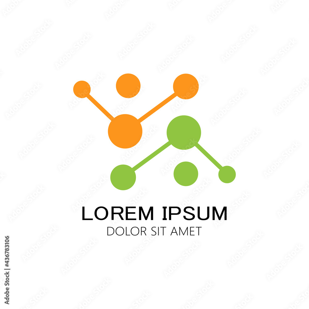 Molecule symbol logo template vector illustration design Molecule symbol logo template vector illustration design