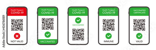 vaccinated smartphone certificate