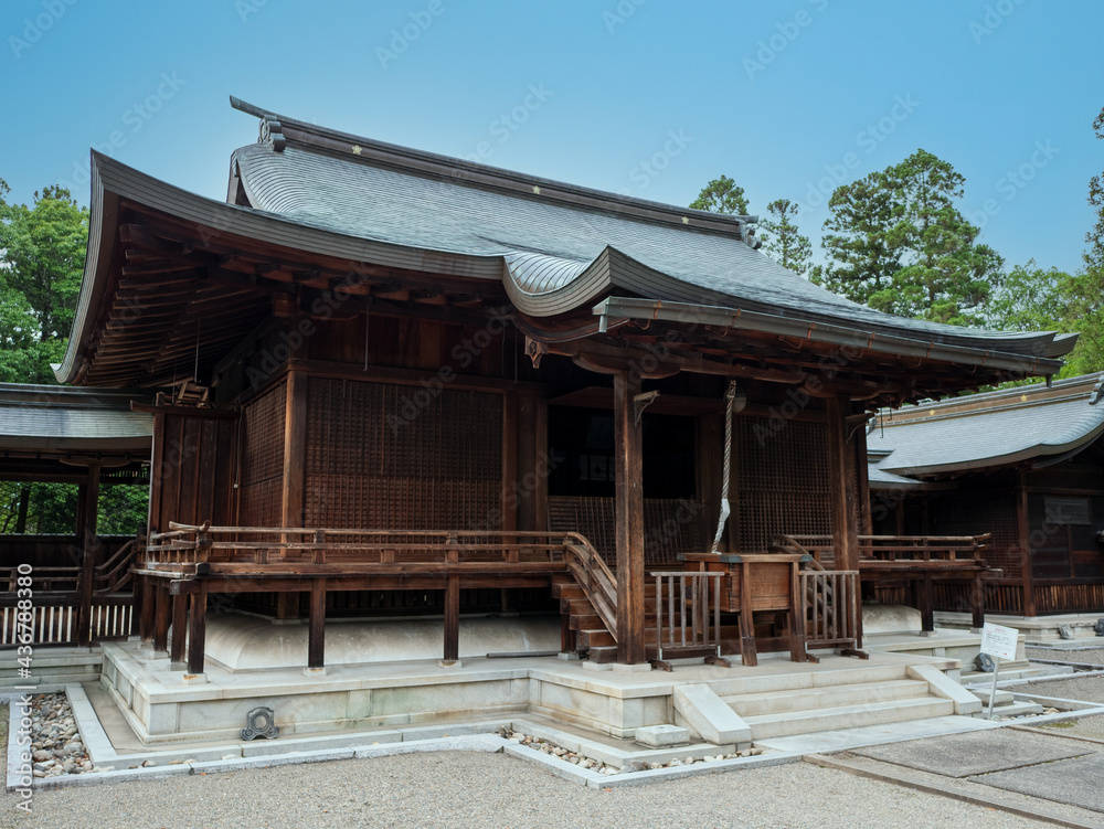 Naklejka premium 初夏の神社