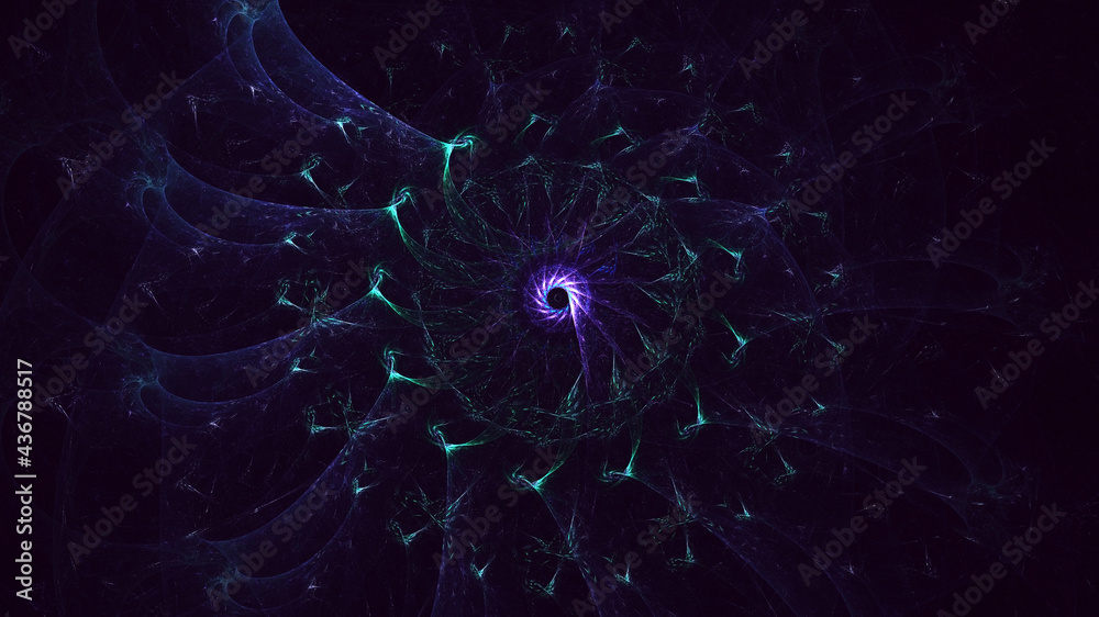 3D rendering abstract multicolor fractal light background 3D rendering abstract multicolor fractal light background