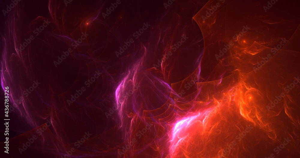3D rendering abstract multicolor fractal light background 3D rendering abstract multicolor fractal light background