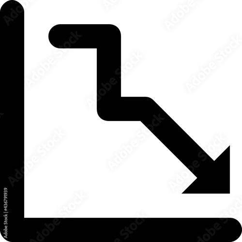 Loss Vector Glyph Icon