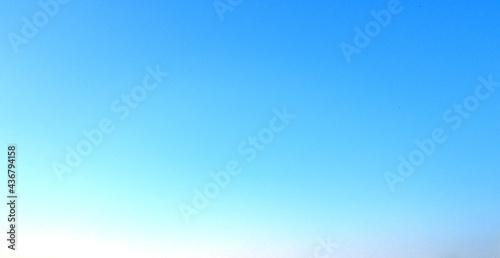 Clear Blue Sky Background. Presentation Background.