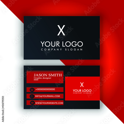 Corporate Business Card Design With Double-Sides