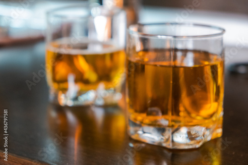 Fototapeta Naklejka Na Ścianę i Meble -  glass of whiskey