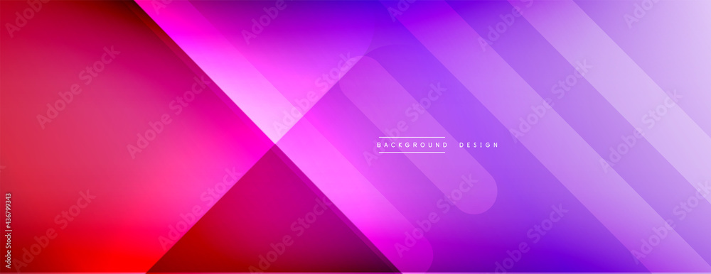 Dynamic lines abstract background. 3D shadow effects and fluid gradients. Modern overlapping forms