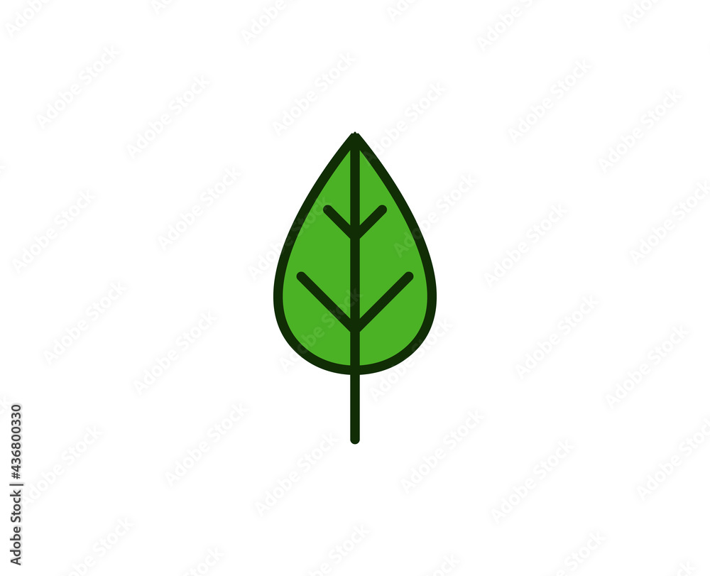 Leaf premium line icon. Simple high quality pictogram. Modern outline style icons. Stroke vector illustration on a white background. Leaf premium line icon. Simple high quality pictogram. Modern outline style icons. Stroke vector illustration on a white background.