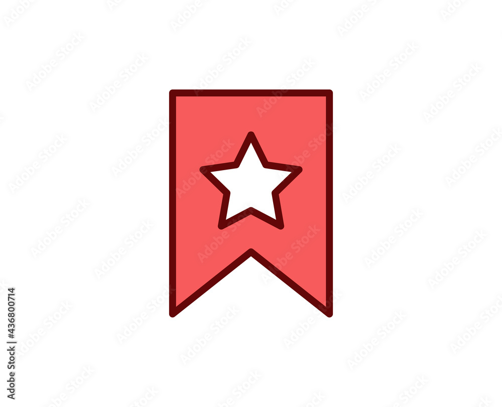 Bookmark premium line icon. Simple high quality pictogram. Modern outline style icons. Stroke vector illustration on a white background. Bookmark premium line icon. Simple high quality pictogram. Modern outline style icons. Stroke vector illustration on a white background.