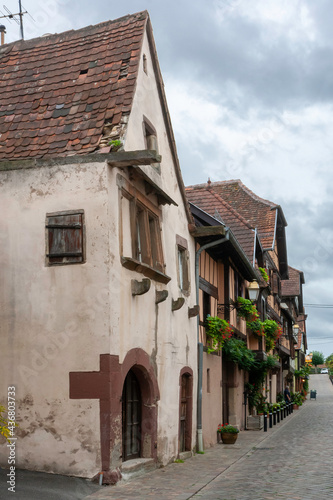 The nicely village of Colmar in Alsace