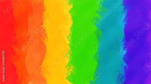Pride LGBTQ rainbow color stripes symbol flag  © NARANAT STUDIO