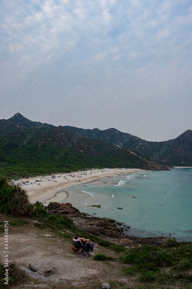 Tai Long Wan in Eastern Sai Kung, a popular destination for surfers, has become increasingly popular among camping community in Hong Kong. 