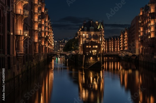 river city at night