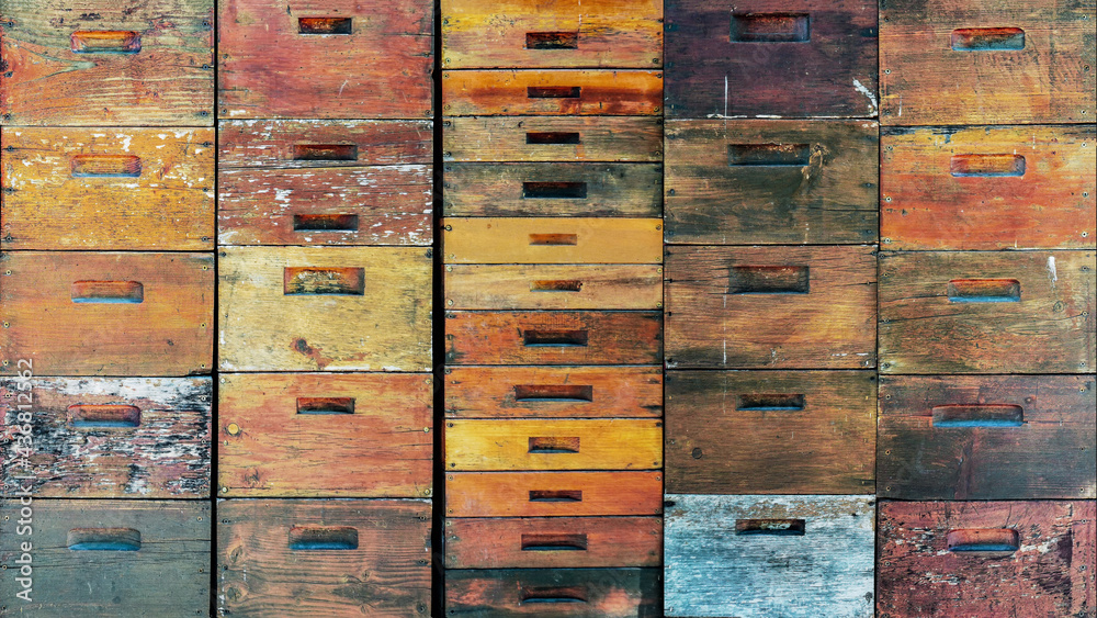 Beekeeper beekeeping background wallpaper - Wall texture made of many