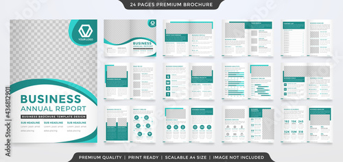 a4 business brochure template design with creative and minimalist style