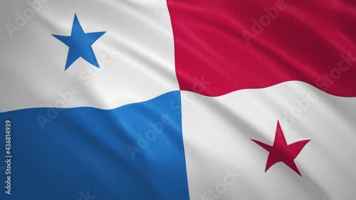 Panama . Waving Flag Video Background