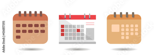 calendar vector clip art set. calendar vector clip art set. calendar vector clip art set.
