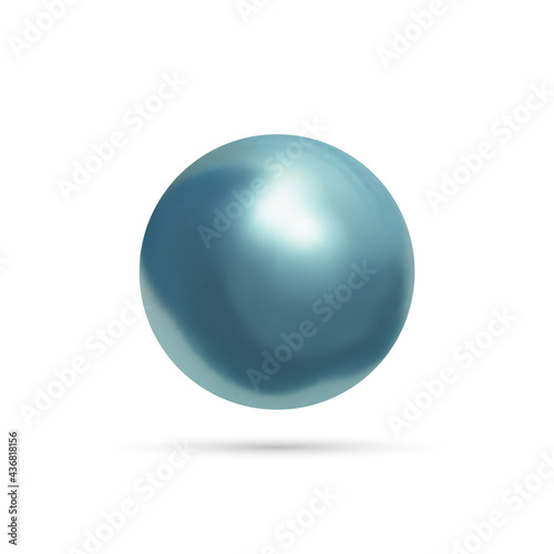 Blue pearl. Decoration. Design element. Abstract vector illustration. eps 10