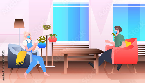 female psychologist solving psychological problem of male patient psychotherapeutic counseling psychotherapy session