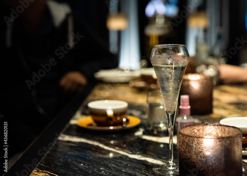 Glass of Prosecco on a wedding day