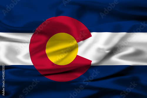 Bandiera dello stato del Colorado photo