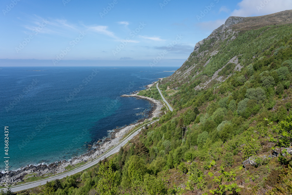 View of the Flø coastline, Ulstein, Norway