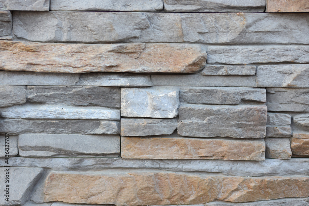 Old Brown Bricks Wall Pattern.